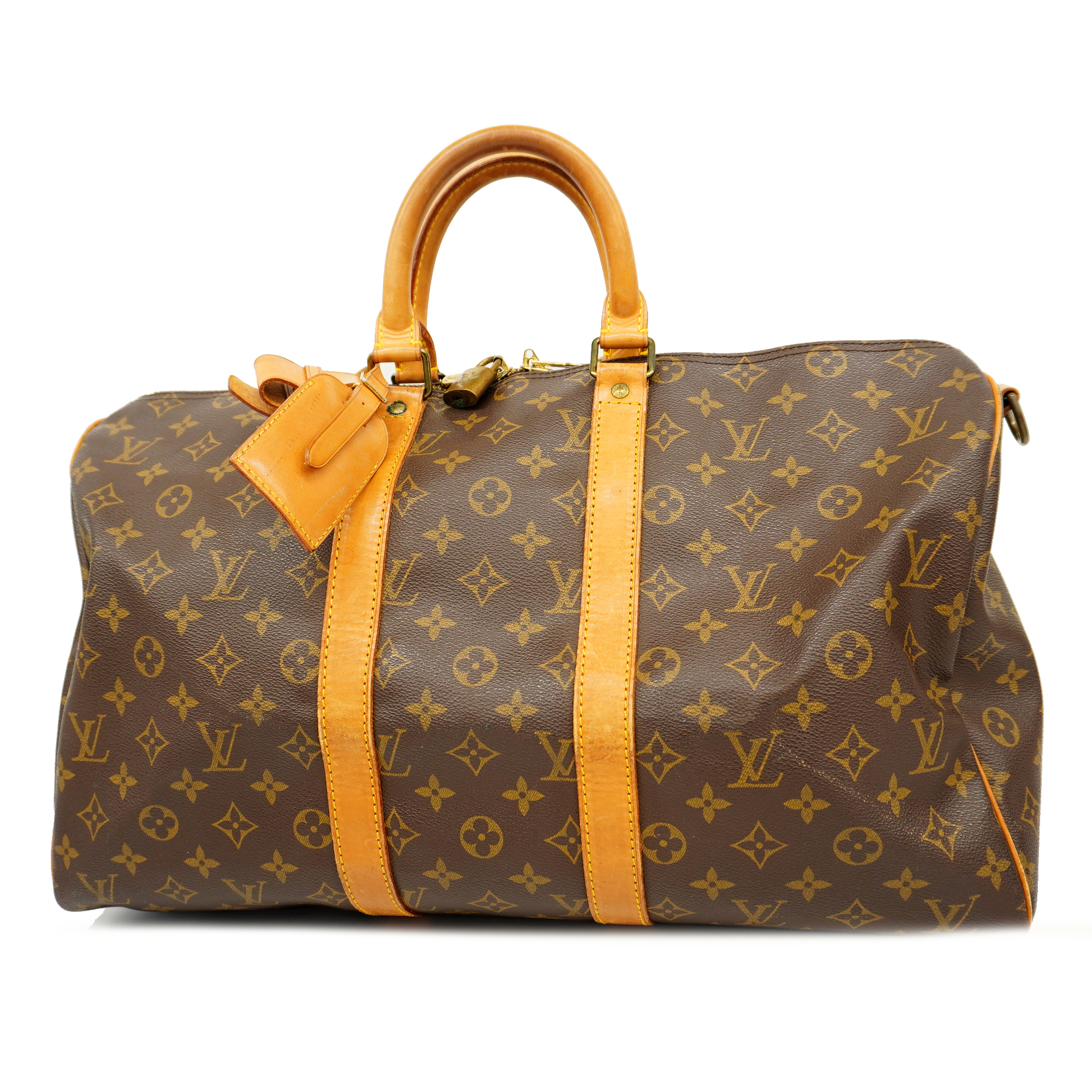 Louis Vuittonauth Monogram Keepall Bandouliere 45 M41418 Men,Women,Unisex